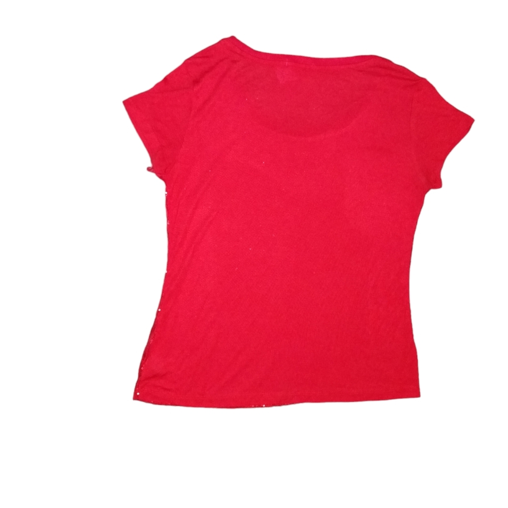 Red Sequined Top - Picture 3 of 3